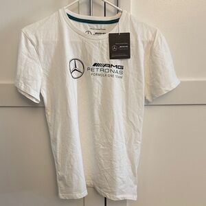 Mercedes AMG Petronas White Short Sleeve Tee